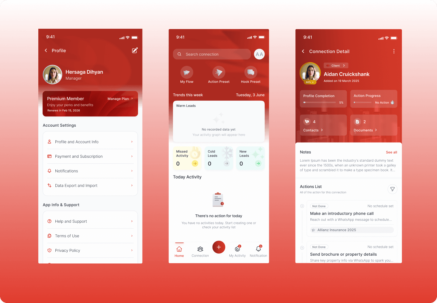 Blaze CRM preview